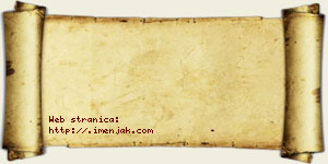 Šale Joksić vizit kartica